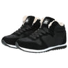 Water repellent, warm inner lining winter, autumn boots soft inside, anti-slip rubber soles black