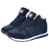 Warm Inner Lining Water Repellent Winter, Fall and Autumn Boots with rubber soles and reinforced heel Blue