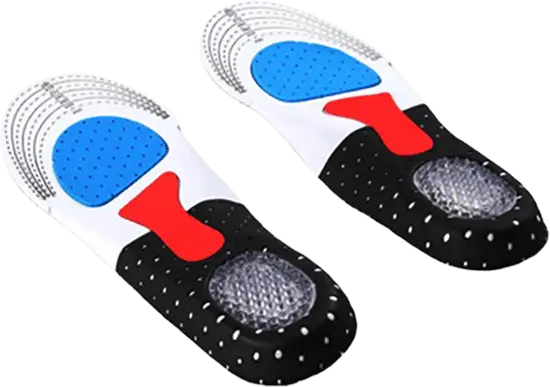 Soft air cushioning and airflow orthopedic insole with stable support