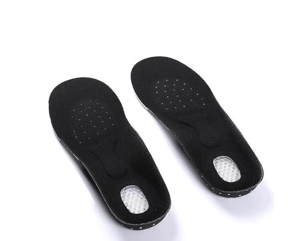 Soft air cushioning and airflow orthopedic insole with stable support