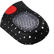 Heel Area, Soft air cushioning and airflow orthopedic insole with stable support