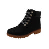 Warm Inner Lining winter, fall and autumn boots with water repellent coating and reinforced heel black