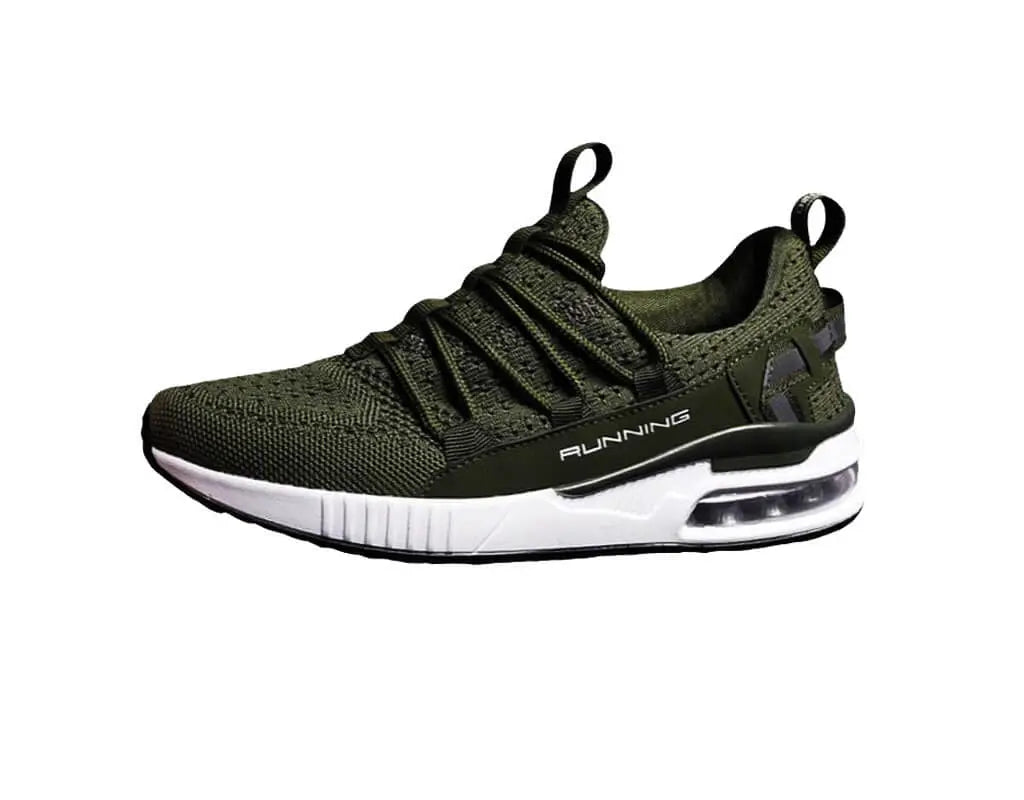 Army Sneakair III Running shoes white with easy slip in design and elastic shoe laces for easy fit.