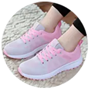 Unisex breathable autumn, fall and summer sneakers trendy design, pink