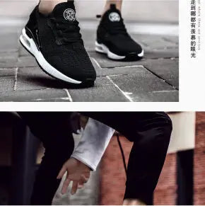 Black sneakers all seasons, soft cushioning, foam sole, rubber anti-slip sole, easy slip in. Orthopedic design.